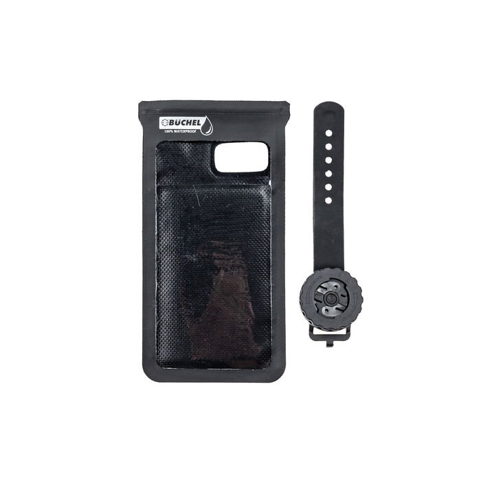 Smartphonetasche Bchel  mit Kabinettverschluss wasserdicht schwarz 26 x 14 cm