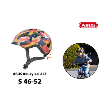 ABUS Anuky 2.0 ACE Baby Kleinkinder Helm mit LED Licht...