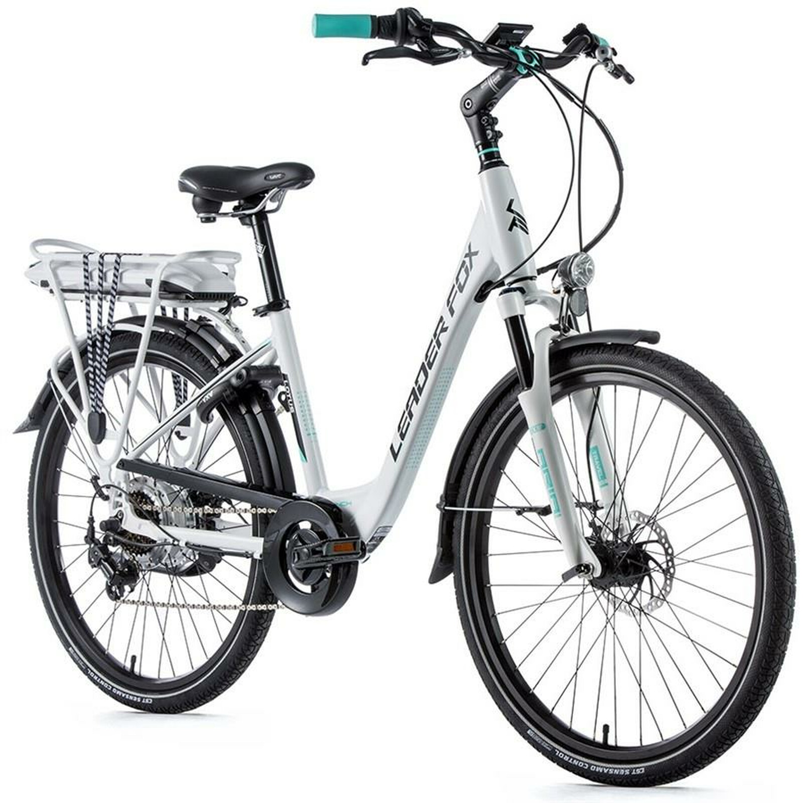 26 Zoll E-Bike LEADER FOX Latona Damen Fahrrad City 12,8 Ah
