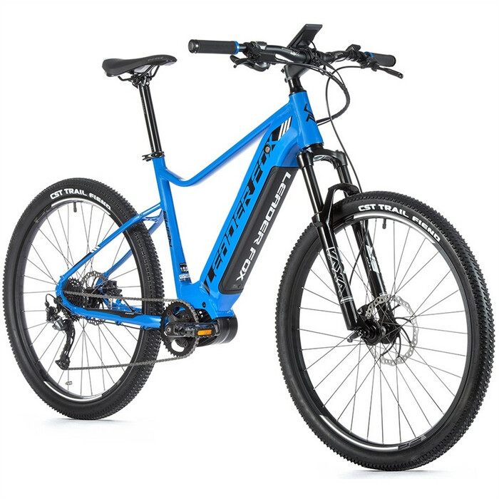 27,5 Zoll Alu LEADER FOX SWAN GENT E-Bike Elektro Fahrrad MTB Pedelec 630Wh Shimano blau Rh 40cm