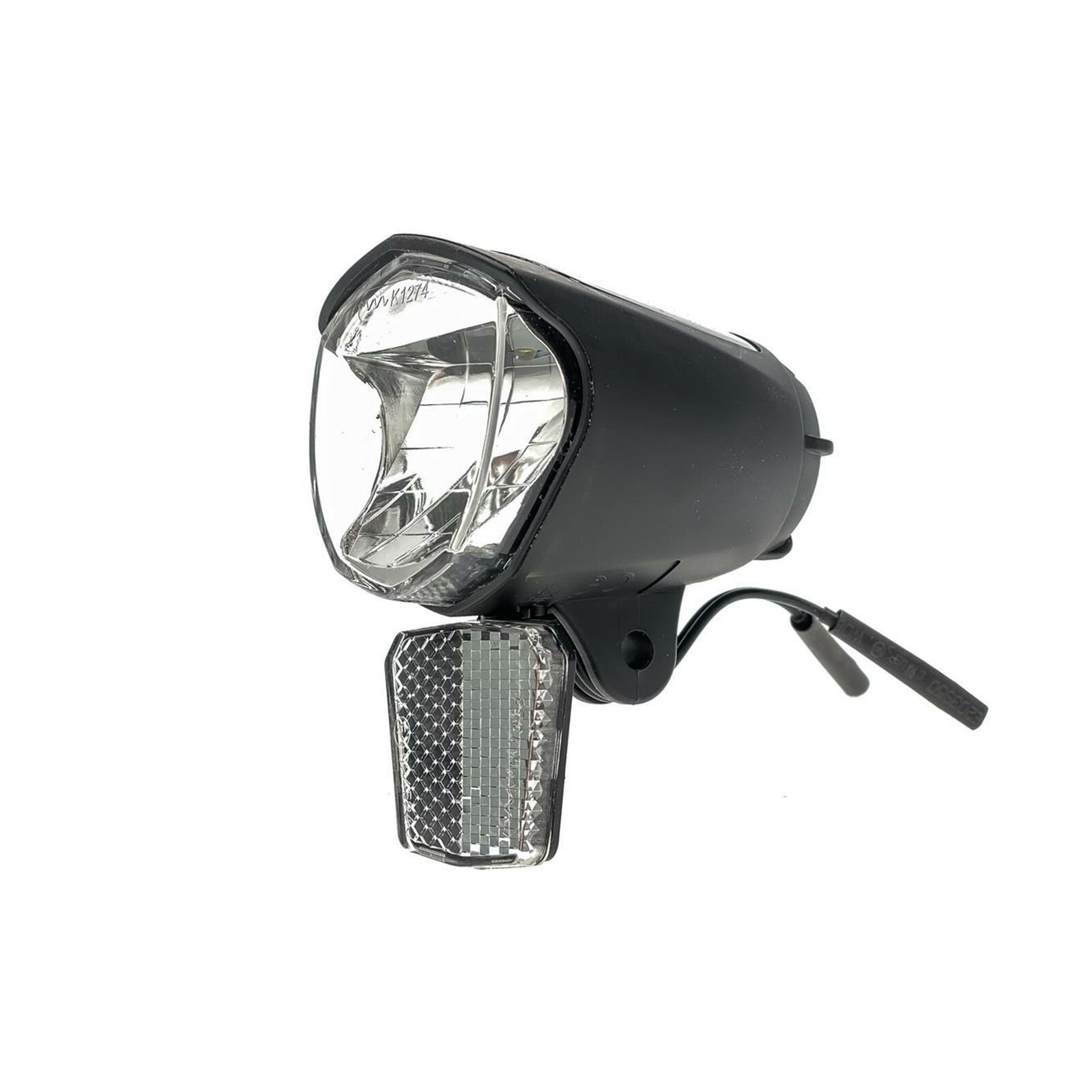 70 LUX LED Fahrrad Scheinwerfer Dynamo Ebike 6V ON OFF Schalter Reflektor K1274 