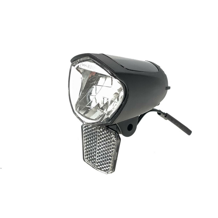Fahrrad Front Scheinwerfer 70 Lux LED Vorder Licht 6V-12V Dynamo Reflektor