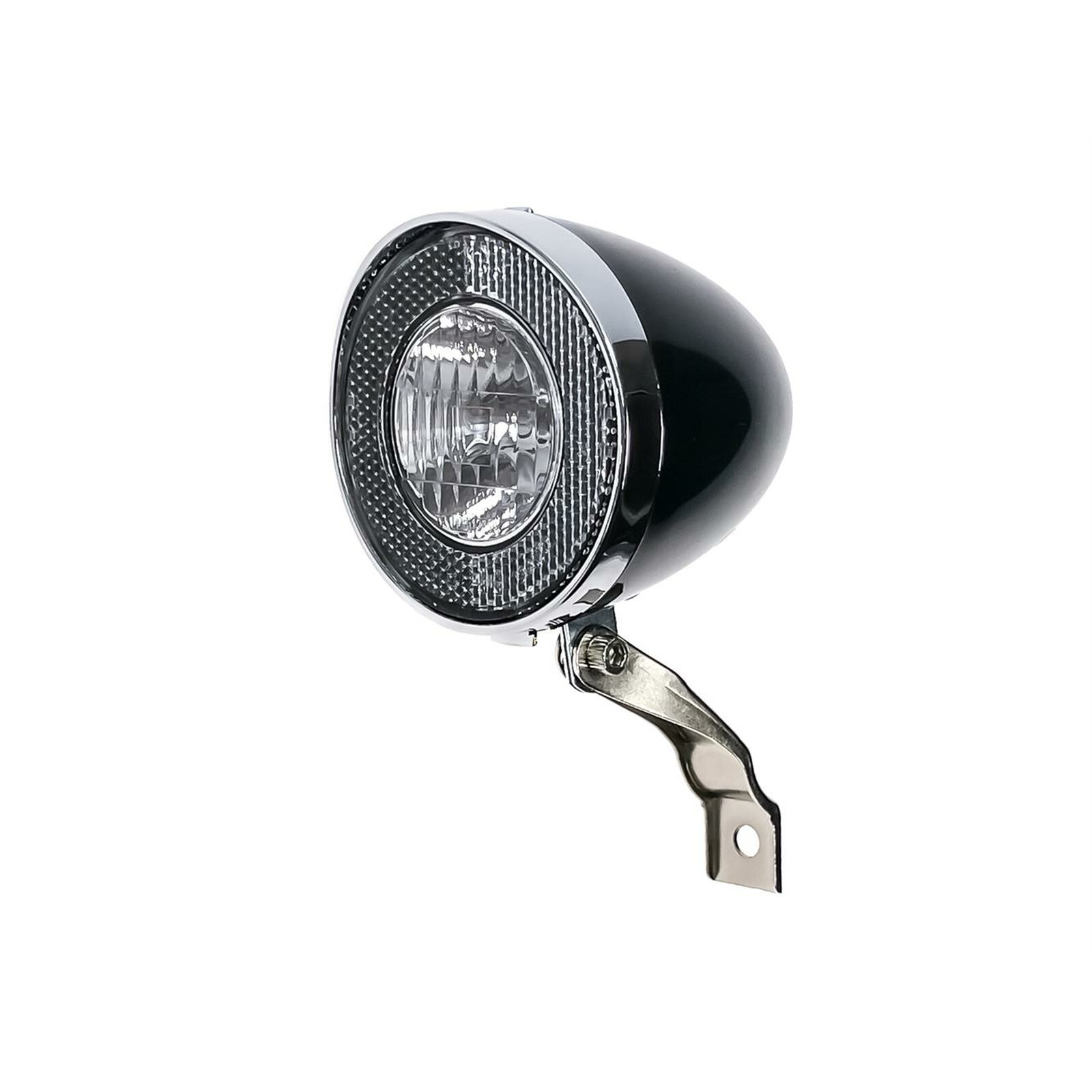Fahrrad Lampe Scheinwerfer Licht Retro Halogen 10 Lux Schalter Halter, 9,99  €