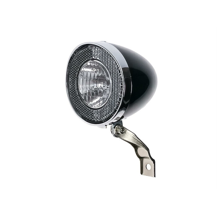 Fahrrad Lampe Scheinwerfer Licht Retro Halogen 10 Lux Schalter Halterung