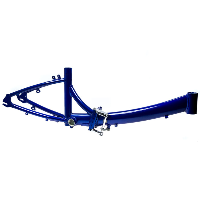 20 Zoll Alu Klapprad Rahmen V-Brake Naben Schaltung RH 27cm blau metallic B-Ware