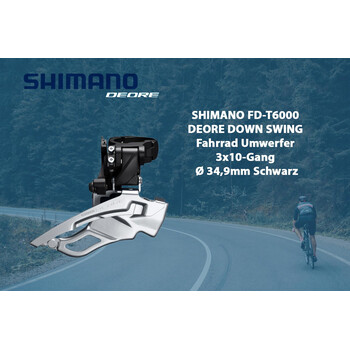 SHIMANO DEORE DOWN SWING Fahrrad Umwerfer 3x10-Gang...