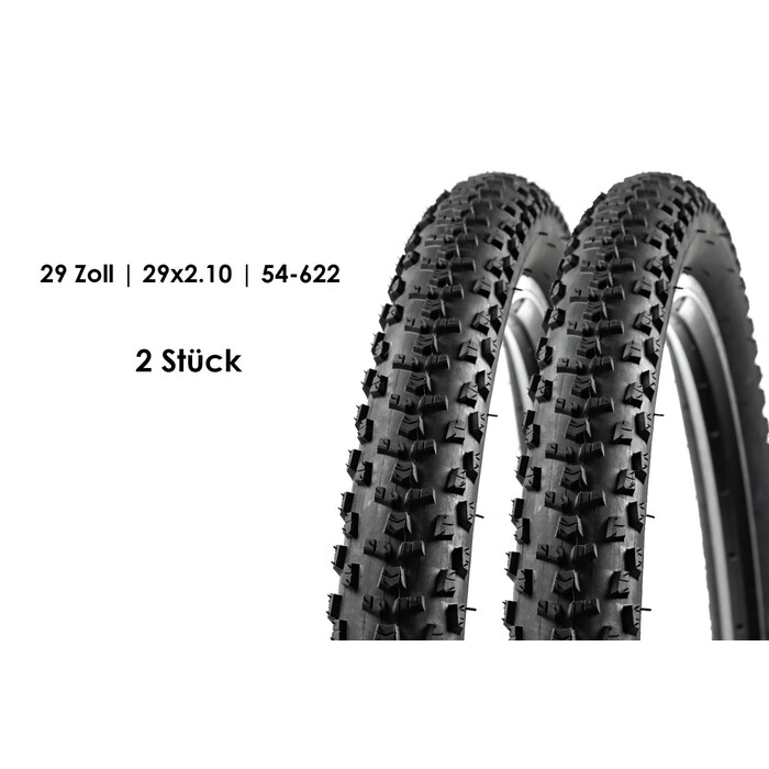 2 Stck 29 Zoll Tires Fahrrad Reifen 54-622 Mantel MTB Decke 29x2.10