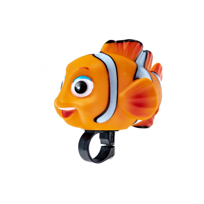 Kinder Fahrrad Hupe Klingel Fisch Clownfisch Orange mit Schelle fr Lenker