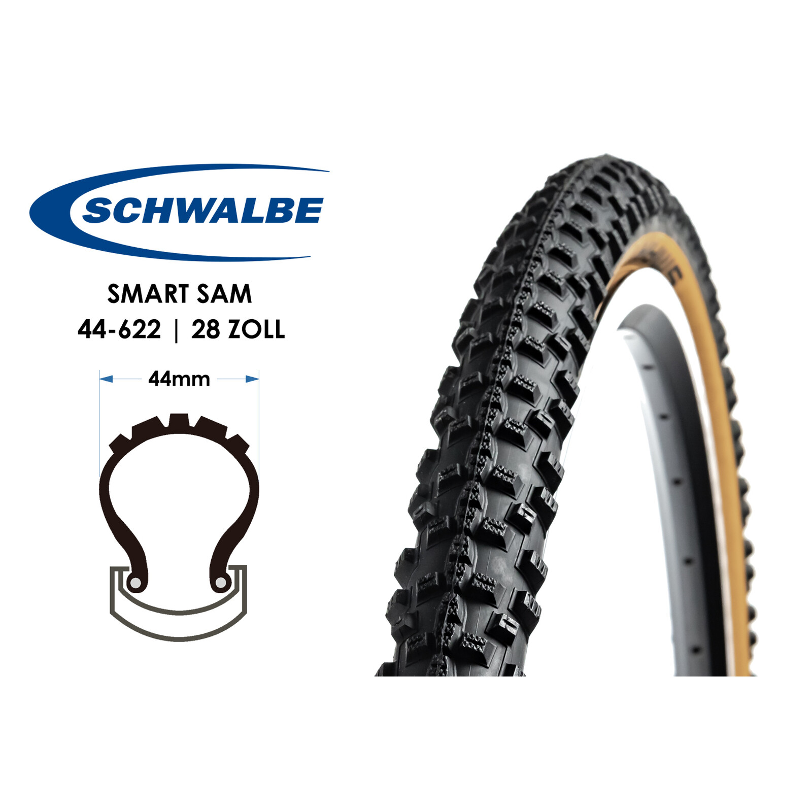 Schwalbe Smart Sam 26 27,5 28 29 Zoll E Mountainbike E Bike Fahrrad Reifen 