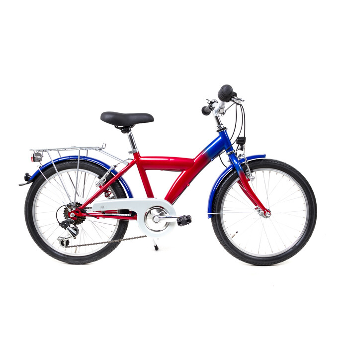 20 Zoll Kinderrad Fahrrad City Trekking Bike STVZO Shimano 6 Gang rot blau B-Ware
