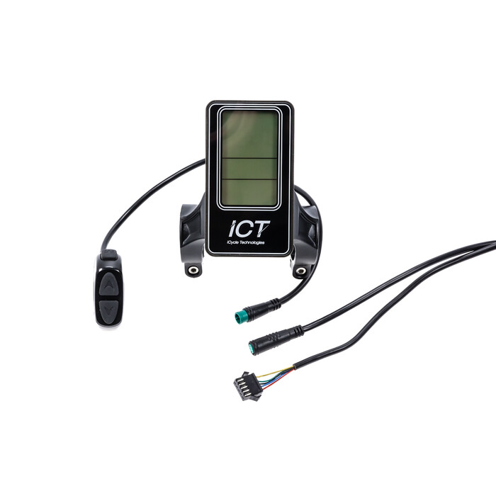 King Meter Display KM-6S LCD Saxonette Selection Pedelec iCycle 5-Pin Male mit Bedieneinheit