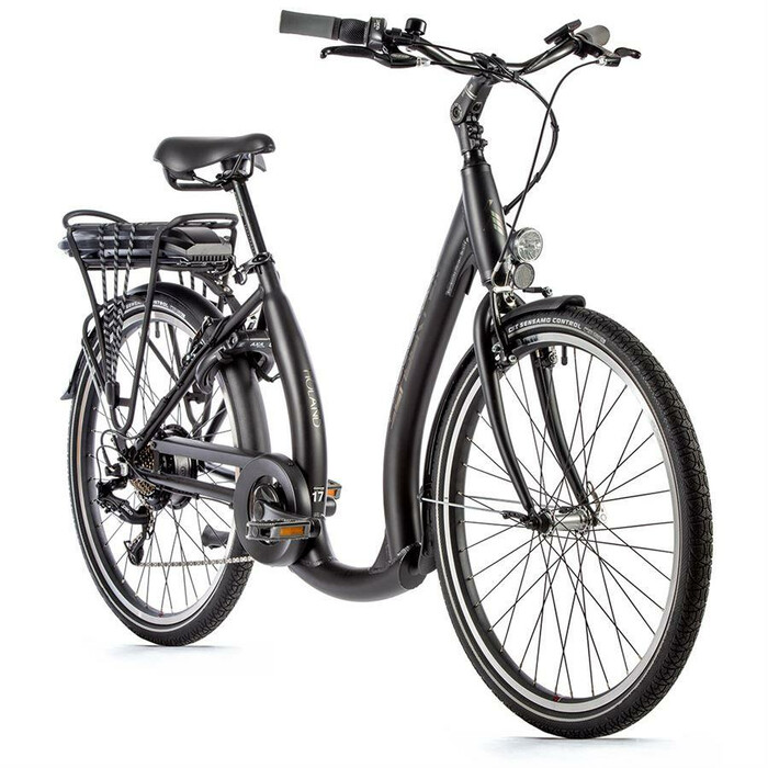 26 Zoll Alu LEADER FOX Holand E-Bike Elektro Fahrrad Pedelec 36V 12,8Ah Schwarz