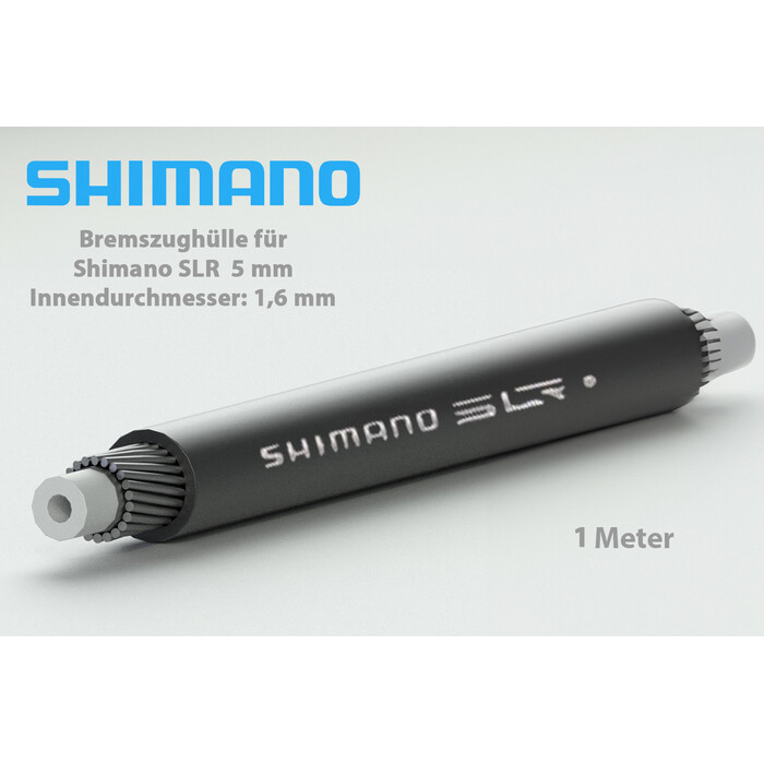 1 Meter SHIMANO SLR Aussenhlle Bremszug Bowdenzug Fahrrad Bremse 5mm schwarz