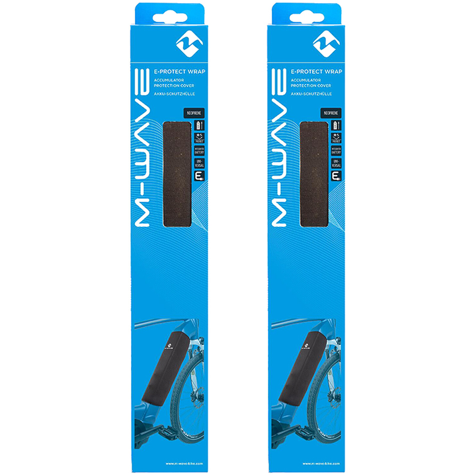 2 Stück M-WAVE E-Protect Wrap Akku Fahrrad Batterie Schutz Hülle E-Bi, 26,99  €