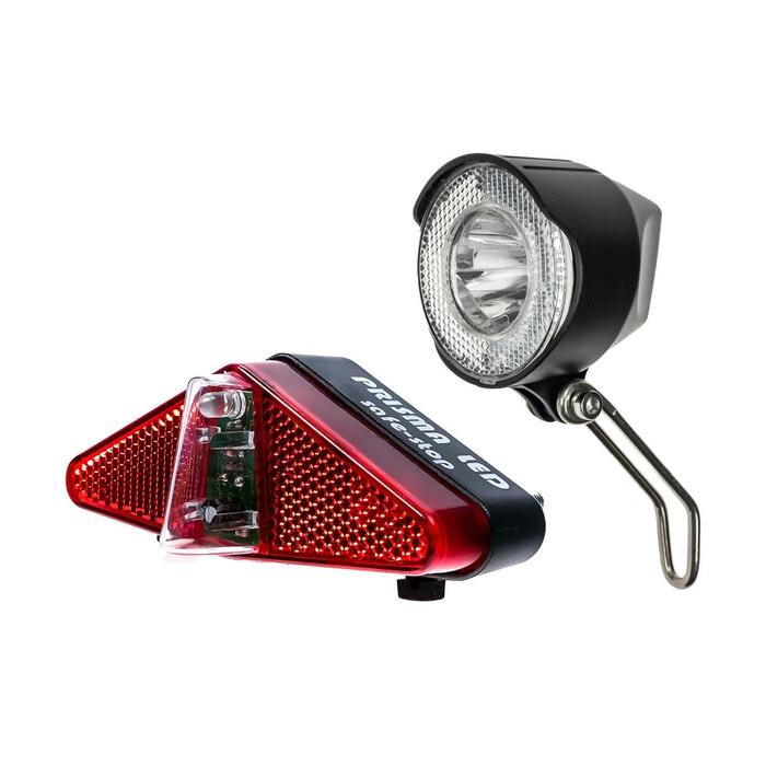 Fahrrad Beleuchtung SET vorn + hinten Büchel SECU LUX Scheinwerfer LED Rücklicht