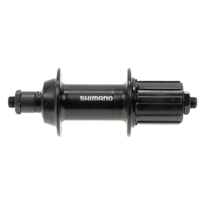 SHIMANO Fahrrad Nabe HR FH-TX500 36 Loch 7-10 fach Kassette Hinten schwarz 135mm