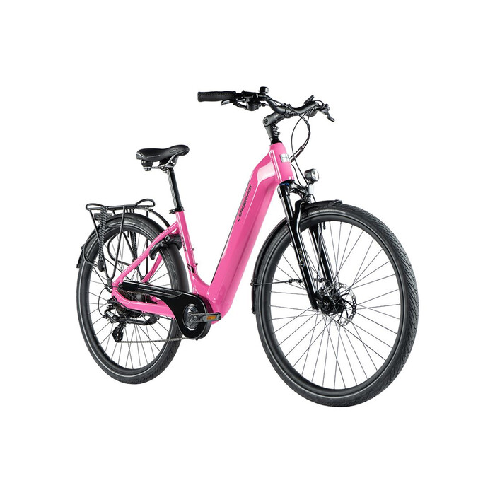 28 Zoll E-Bike City Leaderfox Elektro Fahrrad 540Wh Pedelec Nara Pink Rh51 cm