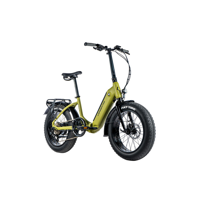 20 Zoll E Bike CODY FAT BIKE Leader Fox Elektro Fahrrad 576 Wh RH34 cm Oliv