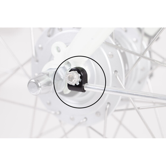 1 Paar Fahrrad Schutzblech Strebenclips Überlauf Strebe Befestigung Kunststoff schwarz