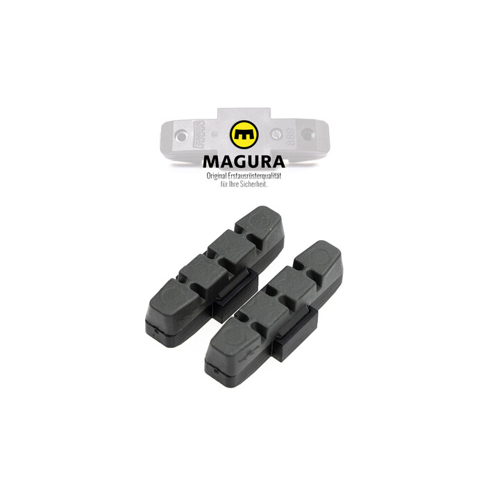 1 Paar MAGURA Original Brems Belag hydraulische Felgenbremse HS11 22 24 33 66 grau