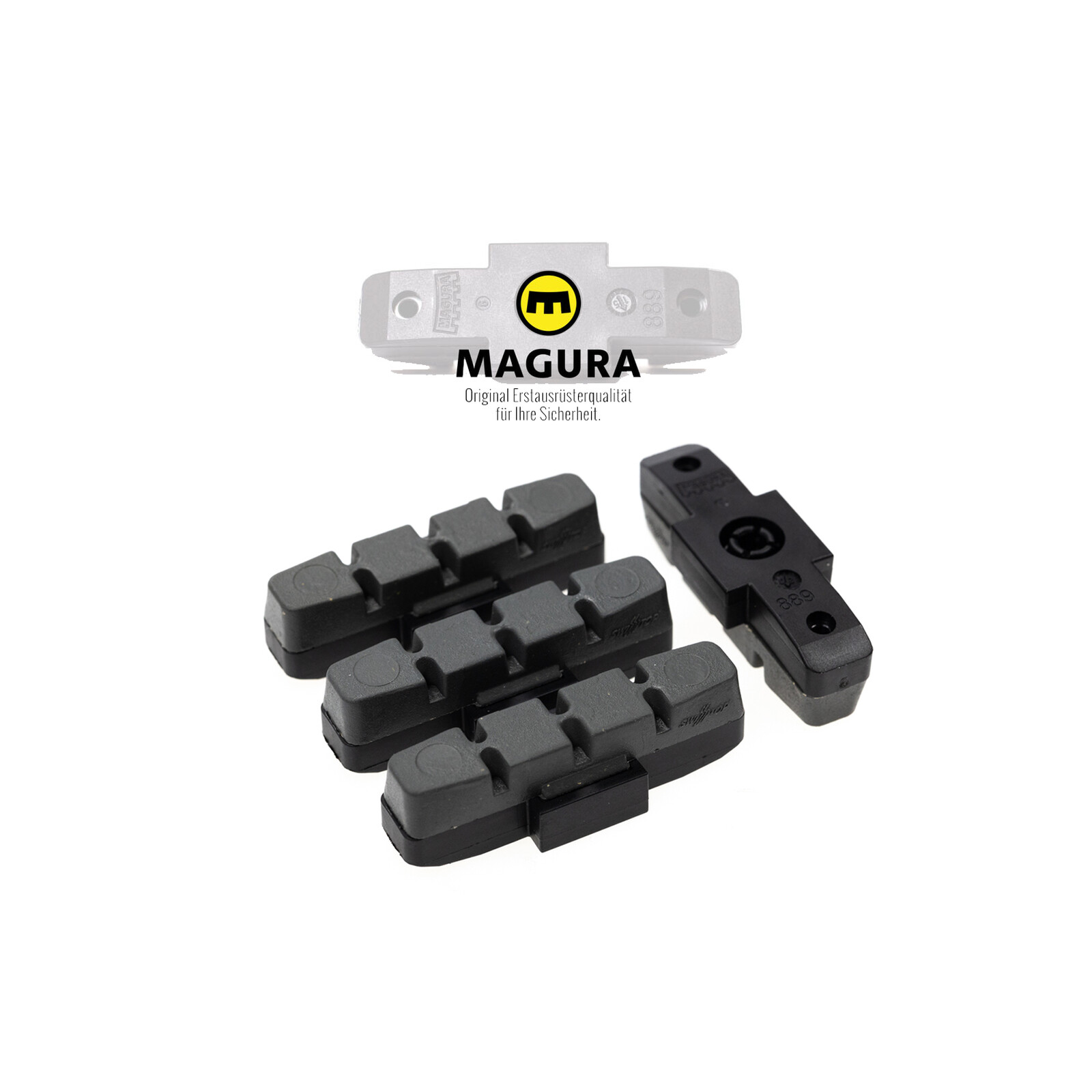 4 Stück original MAGURA Brems Beläge hydraulische Felgenbremsen HS11 ,  14,99 €