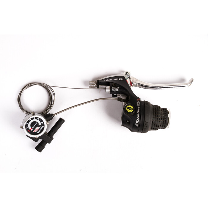 Shimano Revo Shift Schalt Bremshebel 8-fach rechts 1800mm schwarz mit Ganganzeige