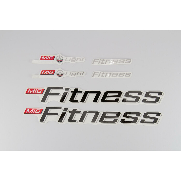 Fahrrad DEKOR Satz Aufkleber Rahmen frame Decal Sticker MIG Fitness 6-teilig