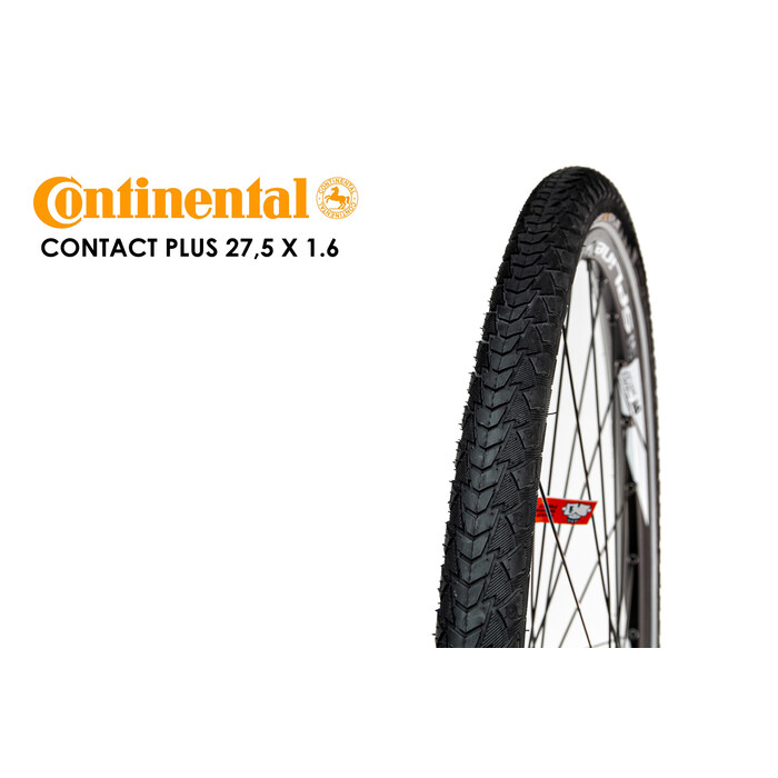 CONTINENTAL Contact Plus 27,5 x1.60 Fahrrad Reifen 42-584 Pannenschutz Reflex Mantel Decke Tire